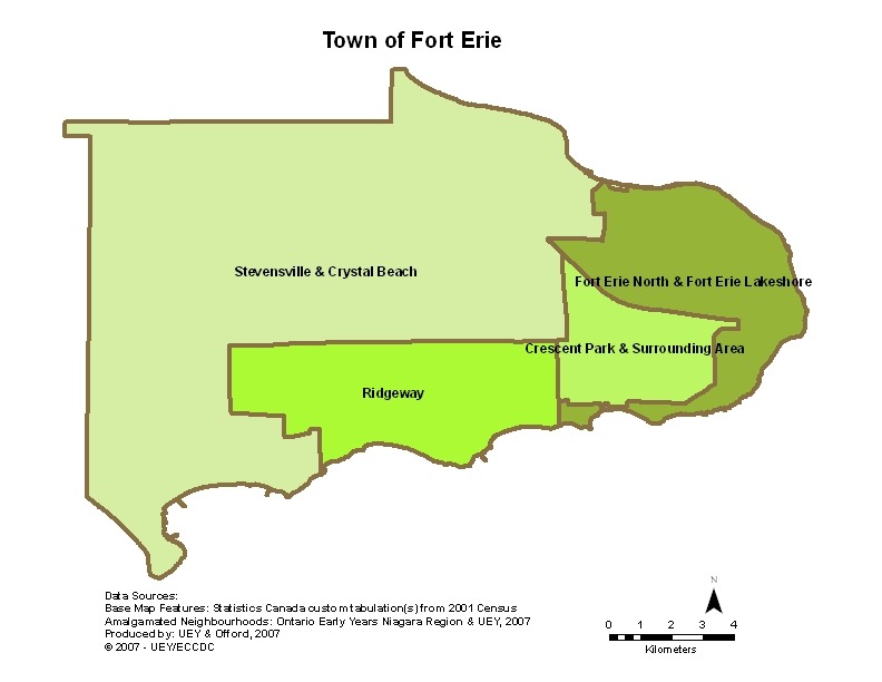 map of fort erie